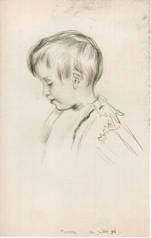 Pierre di profilo - dal Saint, Cloud, museo Avelines 1